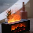 thumbnail image 6 of Humidifier Cozy Flame Effect Diffuser With 7 Color Breathing Light And Timer Simulation Fireplace Flame Humidifier Dry For Home Bedroom, 6 of 9