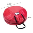 thumbnail image 5 of Elf Stor 2-Piece Artificial Christmas Tree and Wreath Storage Bag Set (Red), 5 of 6
