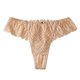 thumbnail image 1 of Gibobby Lencería sexy para mujer Día de San Valentín Ropa interior sexy de cintura a la moda para mujer Calzoncillos a rayas de color Ropa interior Bragas de mujer(Caqui, G), 1 of 5