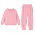thumbnail image 6 of Sweatsuits for Women 2 Piece Outfits Oversized Sweater Vintage Cable Knit Long Sleeve Heavy Crewneck Pullover Pants Set, 6 of 9