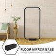 thumbnail image 3 of Mobutofu Multi-use Mirror Base For Home Decoration Black Wood 1Pack, 3 of 8