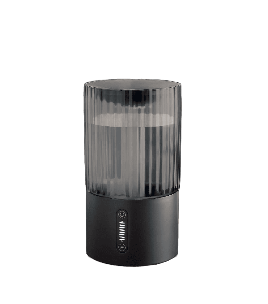 Mainstays Round Ultrasonic Cool Mist Top Fill Humidifier with Aroma, Black