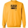 thumbnail image 6 of No Weapon Formed Against Me Shall Prosper Men’s Crewneck Sweatshirt, 6 of 10