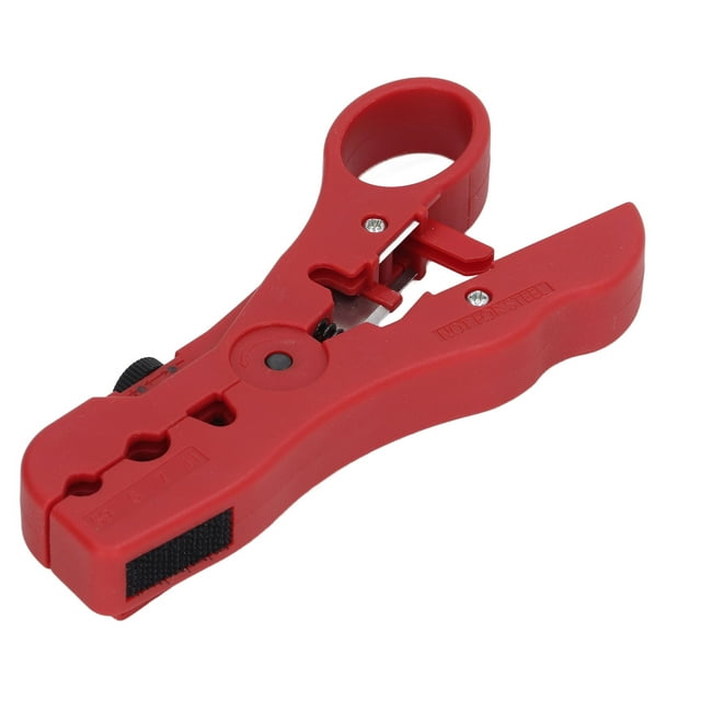 Découpeuse de Fil, Acier Simple à Utiliser Incisif Réglable Facile à Transporter Outil de Dénudage de Câble Coaxial Intégré pour RG6 RG11 RG59 RG7