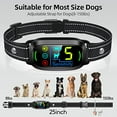 thumbnail image 3 of FAFAFROG Dog Bark Collar, Rechargeable Smart Collar, Anti Barking Training Collar with 5 Adjustable Sensitivity Beep Vibration, Bark Collar for Large Medium Small Dogs (Black), 3 of 8