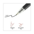 thumbnail image 6 of Universal UNV15530 1 mm Comfort Grip Retractable Ballpoint Pens - Medium, Black (1 Dozen), 6 of 6