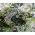 thumbnail image 4 of oneOone Viscose Chiffon Black Fabric Tropical Leaves Sewing Craft Projects Fabric Prints By Yard 42 Inch Wide, 4 of 4