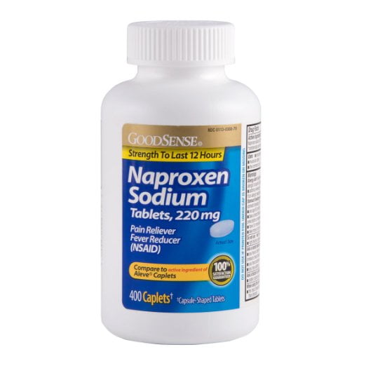 GoodSense All Day Pain Relief, Naproxen Sodium Caplets, 220 mg, 400