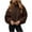 Brown, variant on RQYYD Fleece Jacket Women Sherpa Oversized Zip Up Fall Jackets Winter Coats Faux Fur Warm Outwear Fashion Clothing