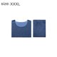 thumbnail image 2 of Conjunto de ropa interior térmica azul para hombre, calzoncillos largos con forro polar suave, capa base cálida para invierno en la parte superior e inferior, 2 of 6
