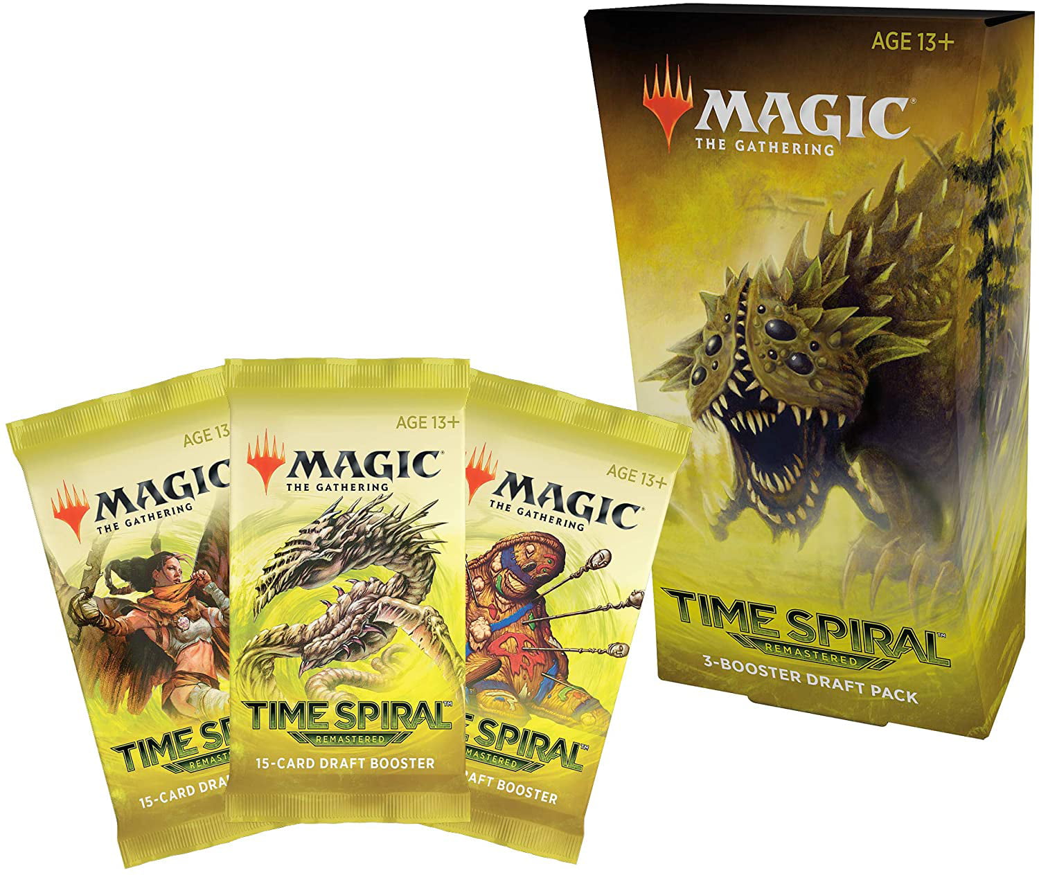 Wizards of the Coast Magic The Gathering Time Spiral Remastered 3-Booster Draft Pack C90520000 for sale online
