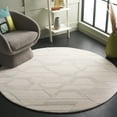 thumbnail image 2 of SAFAVIEH Mykonos Mia Abstract Area Rug, Ivory/Blue, 6' x 6' Round, 2 of 10