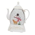 thumbnail image 1 of Lámpara de mesa navideña con tetera, luz nocturna para decoración del hogar Muñeco de nieve, 1 of 9