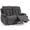 Gray, variant on DELMANGO 2-Seater Loveseat Recliner Sofa for Elderly with Cup Holders, Manual Reclining Dual Seat Couch for Living Room, Home Theater & Small Spaces, Blue