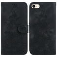 thumbnail image 2 of Compatible with iPhone SE 2022 Embossed Lily Wallet Case with Card Holder PU Leather Flip Cover, 2 of 5