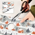 thumbnail image 6 of Yayeee Faucet Mat for Kitchen Sink 30" Diatomite Long Splash Guard Pad, Cartoon Orange Houses, 6 of 7