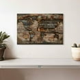 thumbnail image 2 of Elephant Stock Reclaimed Map Wall Art - Horizontal Canvas Wall Art - Living Room Wall Decor - Map Canvas - Brown And Gray Decor By Diego Tirigall - 12" x 8", 2 of 8