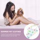 thumbnail image 3 of KAKOWELY Chaleco de verano para mascotas, ropa transpirable para cachorros, vestido cómodo de verano para cachorros., 3 of 4