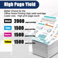 thumbnail image 2 of 1250C(810WH) 1250C(C5GC3) 1250C(XMX5D) 1250C(WM2JC), 5 PACK Toner Cartridge Compatible with Dell 1250C for 1250c 1350cnw Printers, 2 of 7