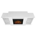 thumbnail image 5 of Kingfisher Lane Modern TV Stand with Electric Fireplace in White, 5 of 25