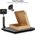 thumbnail image 3 of Shipping Scale 440lb, LCD Digital Postal Scale with Hold and Tare Funtion, Postage Scale for Packages Luggage Post Office Warehouse, Battery and Tape-c Power, Black, 3 of 9