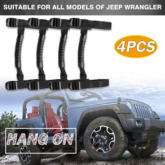4X Grab Handles Grip Handle For Jeep Wrangler YJ TJ JK JL 1987-2023