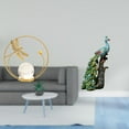 thumbnail image 2 of Estatua de con bola de cristal, escultura decorativa de resina y hierro, adorno de escritorio, base estable, ideal para el hogar, la oficina, 2 of 8