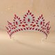thumbnail image 3 of Zhuge Tiara de boda para novia, diadema de princesa, corona nupcial, joyería para el cabello con diamantes de imitación de cristal, decoración para novia, cumpleaños, graduación, boda (blanco), 3 of 4