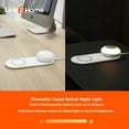 thumbnail image 4 of Link2Home 2-in-1 Bedside Detachable Lamp with Fast 10W Wireless Charger, Magnetic and Hook, 4 of 9