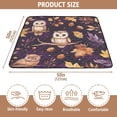 thumbnail image 4 of WOBOGO Adorable Baby Owls and Acorns Pattern Baby Playmats Extra Large Waterproof Rollable Activity Pads for Toddlers 50×50inch, 4 of 7