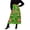 Green, variant on Womens Skirts Floral Midi A Line Casual Tropical Pattern Stretch Comfortable Soft Lightweight Breathable Pink Skirt XXL
