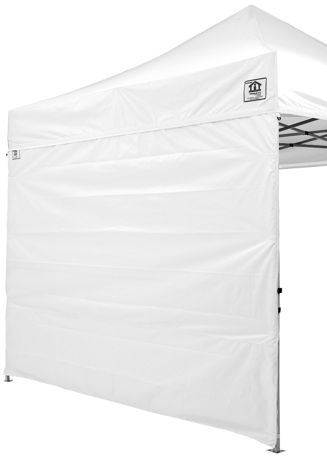 Impact Canopy 10 x 10 Canopy 4 Sidewalls, Outdoor Gazebo Canopy Replacement Walls Only, White