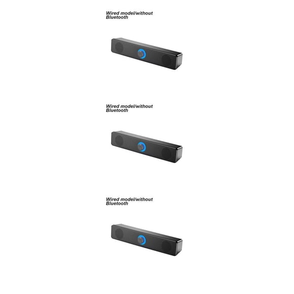 Bearachild Altavoz compatible con Bluetooth, barra de bocina doble, Subwoofer, altavoz de , barra de sonido de Audio de alto volumen para Type1 NO1