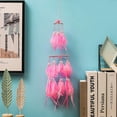 thumbnail image 2 of Decoración Atrapasueños con Cadena de Luz LED Cálida para Colgar, Luz Blanca Cálida, Blanco/Rosa, 2 of 6