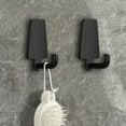 thumbnail image 2 of Yooshoverk 2 Pack Trapezoidal Hooks No Drill Wall Hangers Adhesive Mount Traceless Design Holds Clothes Prevents Damage for Kitchen Bathroom Doors, 2 of 6