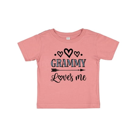 

Inktastic My Grammy Loves Me Grandchild Gift Baby Girl T-Shirt