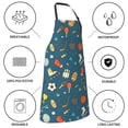 thumbnail image 6 of Bingfone Sports Ball Apron Gifts For Men, Women Professional Grade Chef Apron for Kitchen,BBQ & Grill, 6 of 8