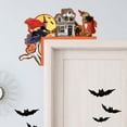 thumbnail image 4 of Wadada Halloween Door Corner Sign Witch On Pumpkin Door Corner Halloween Door Corner Sign For Halloween Home And Party Door Right Angle Halloween Sign, 4 of 4