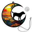 thumbnail image 4 of MOVTOTOP Plaque Commémorative Suspendue pour Chien sur la Lune Ornement Attrape-Soleil en Acrylique, 4 of 7