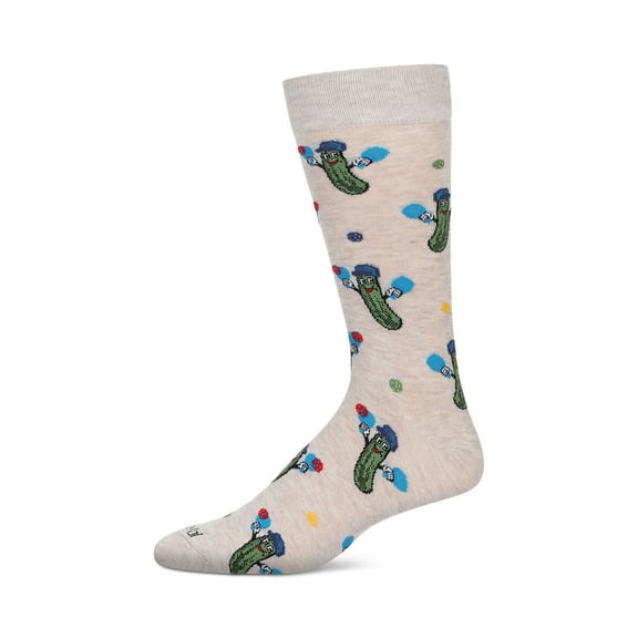 MeMoi Men's PickleBall Bamboo Crew Socks - Mens - Male, 10-13, Navy