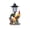 A, variant on HOARBOEG Solar Rooster Hen Garden Statue with LED Lights, Waterproof Outdoor Resin Figurine for Yard Patio Pathway Decor, Solar Powered Memorial Gift for Home
