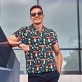 thumbnail image 4 of Fotbe Colorful Mushrooms Camiseta Polo de Golf para Hombre con Estampado – Camisa Deportiva Transpirable con Cuello Abotonado-X-Large, 4 of 6