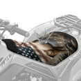 thumbnail image 2 of Uorisanigo ATV Seat Cover Breathable American Flag Horse Dirt Bike Seat Cushion Cover for Polaris Sportsman 570 450 850, Polaris Scrambler 400 500 850 1000, Honda Rancher 420, 2 of 7