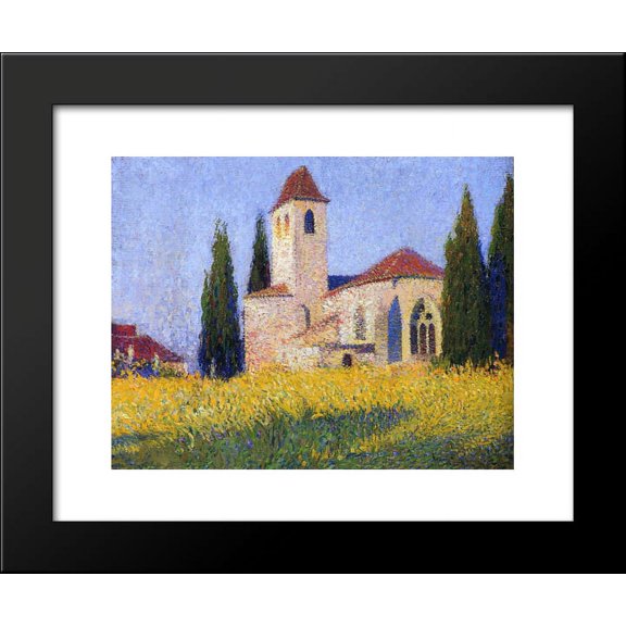 Church in Labastide 20x24 Framed Art Print by Martin, Henri