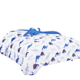 thumbnail image 2 of 6-Piece Twin Dinosaur White Blue Bedding Comforter and Sheet Set for Teens, 2 of 7