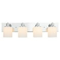 thumbnail image 4 of Design House Dane Traditional 4-Light Chrome Bath Vanity Light with Frosted Glass Shades, 4 of 4