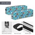 thumbnail image 4 of Honeii Rooster And Chickens Pattern Pencil Case, Pencil Pouch, Pencil Case Small, Pencil Pouch Aesthetic, PVC Pencil Pouch, Pencil Bag, Makeup Pouch, 4 of 7