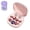 Pink, variant on 2-Pair Wireless Earbuds, 4-in-1 Bluetooth 5.4 Earbuds with Open-Ear Clip-On and In-Ear Options, LED Battery Display, Type-C Charging Case, for Sports, Work and Travel,Pink