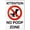 Attention No Poop Zone, variant on Aluminum Livestock Guardian Dogs Working Do Not Disturb Sign Aluminum Decorative Signs Metal Aluminum Sign for Outdoor & Indoor 12" X 8"