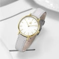thumbnail image 4 of Ultra Thin Minialist Women Watches Simple Two Hands Ladies Dress Watch Leather Strap, 4 of 7